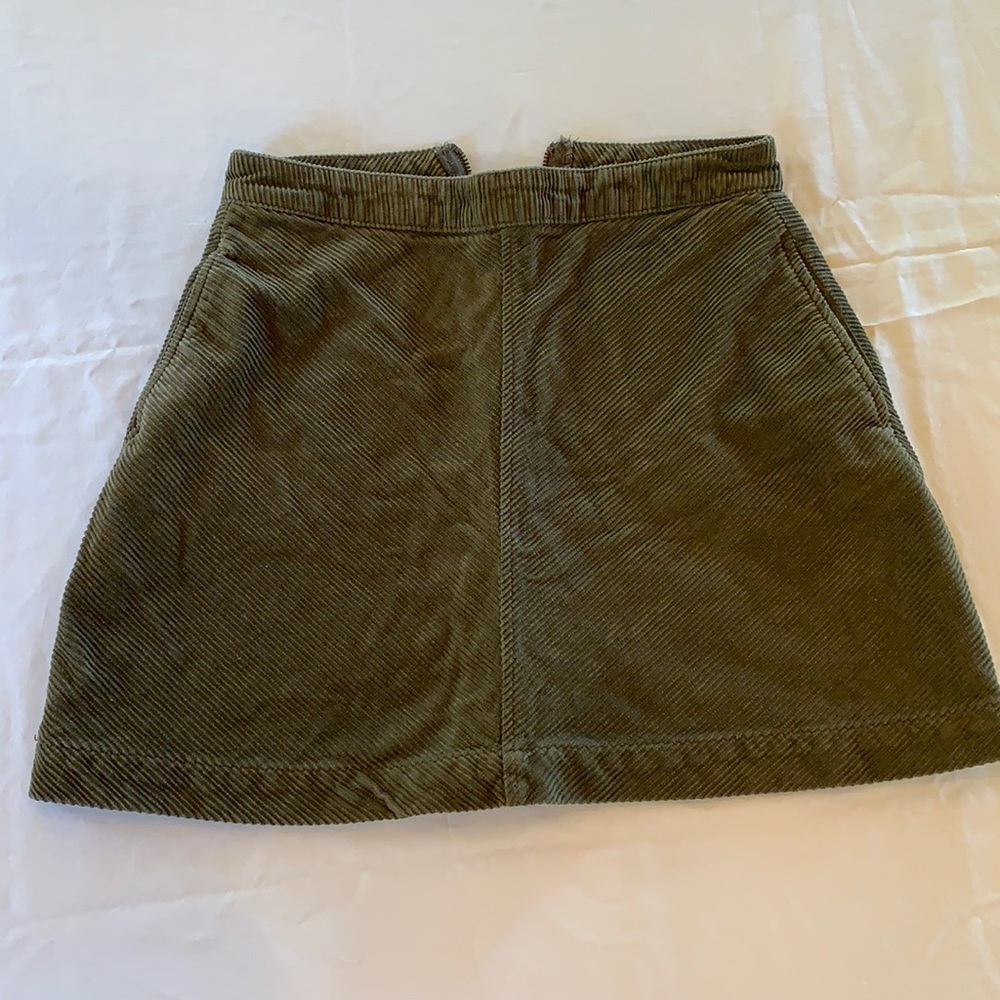 BP high waisted corduroy skirt